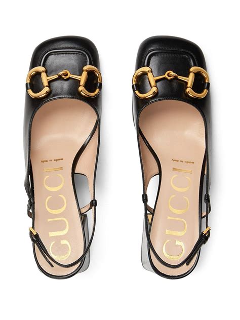 gucci baby slingback|gucci slingback horsebit.